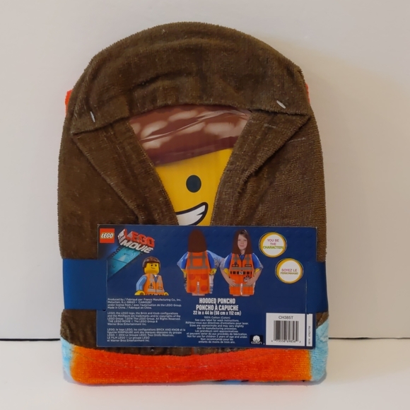 2/$20 NWT Lego hooded poncho bath beach cover up